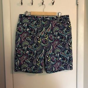 Paisley walking shorts